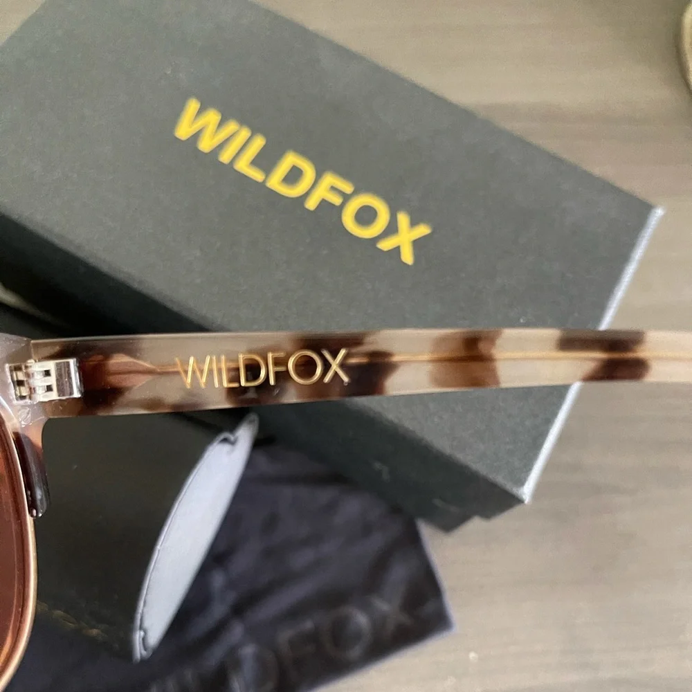 Wild fox 'Club Fox' 52mm Sunglasses - Picture 7 of 11